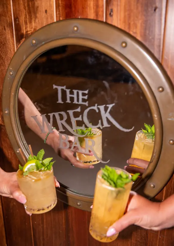 Dining at the Wreck Bar