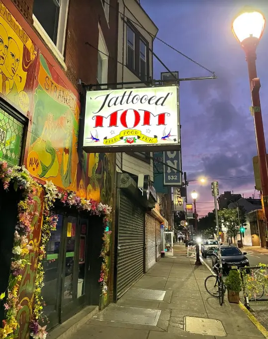 Entrance to Tattooed Mom