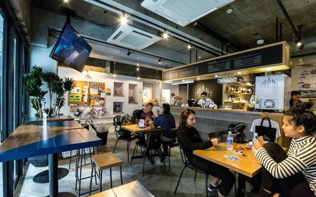 Imano Tokyo Cafe & Bar at the Imano Tokyo Hostel