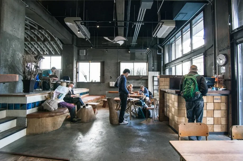 Interior detail of Nui. Hostel & Bar Lounge