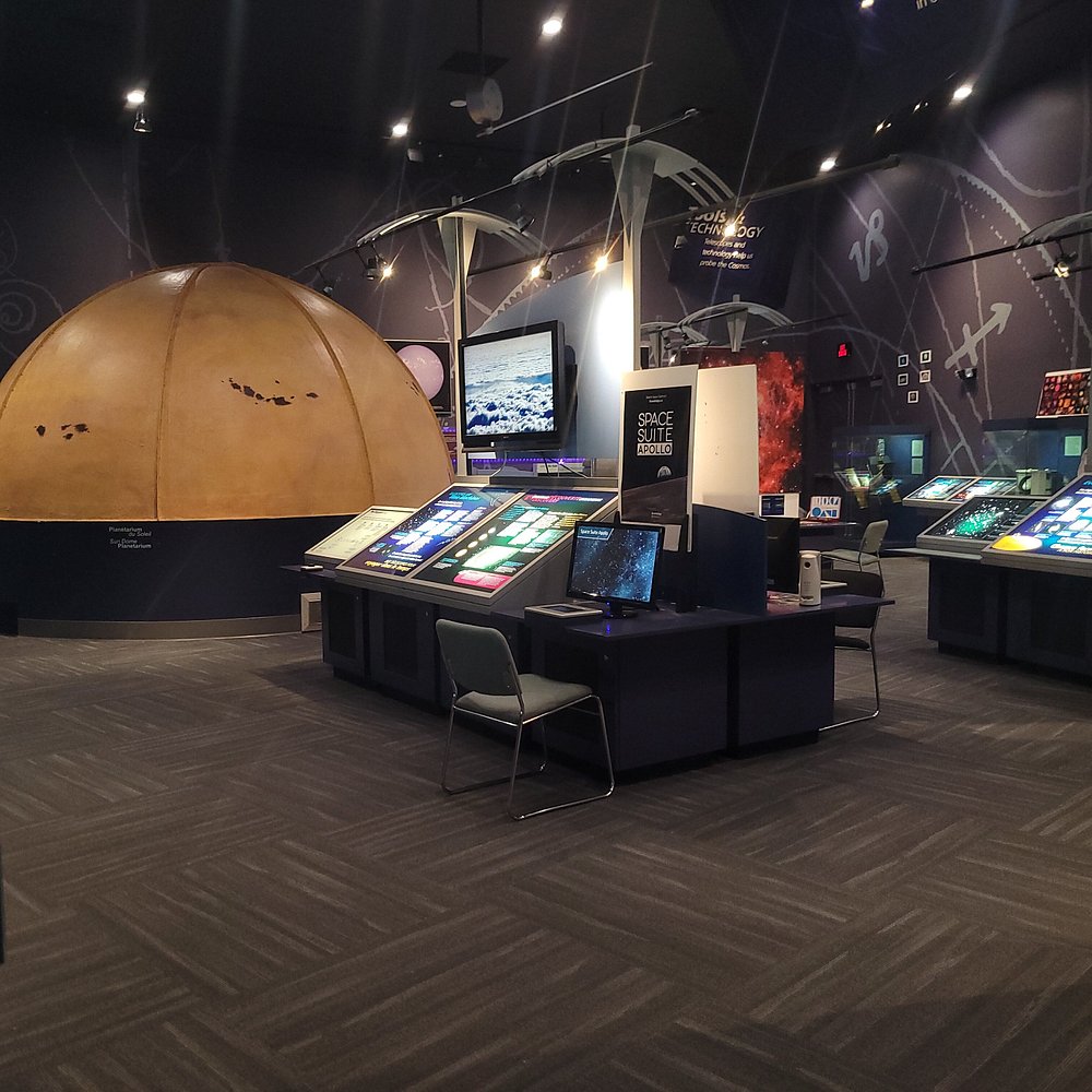 Interactive space exhibits at Dominion Astrophysical Observatory.