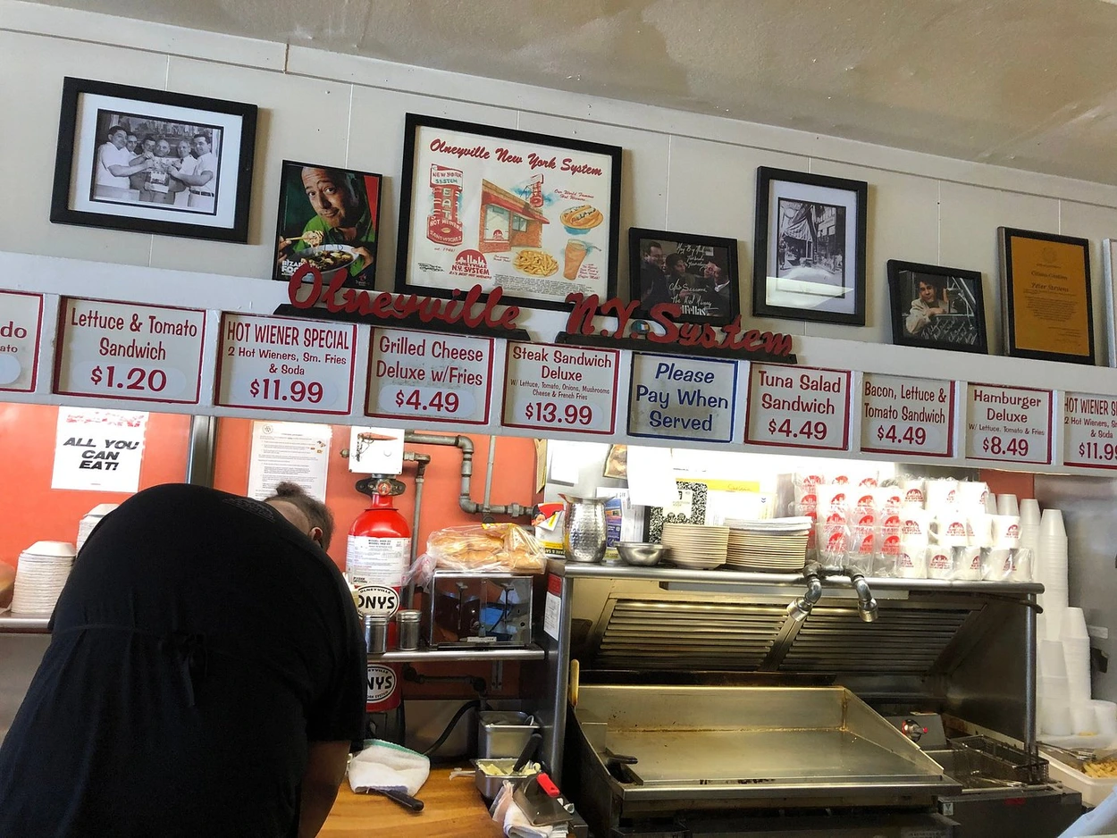 Inside Olneyville New York System, one of Rhode Island's most unique restaurants