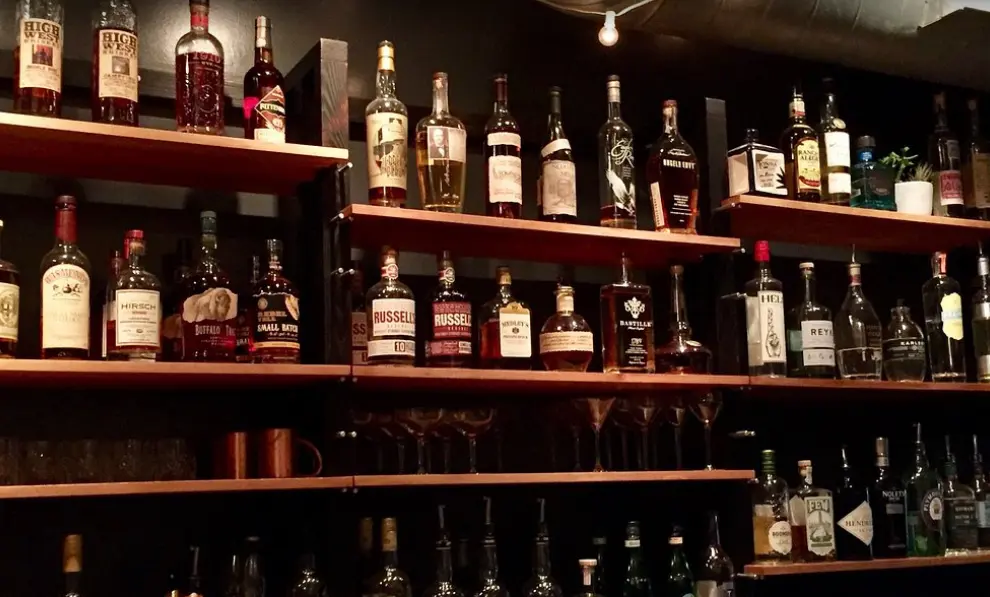 Cerulean bar area