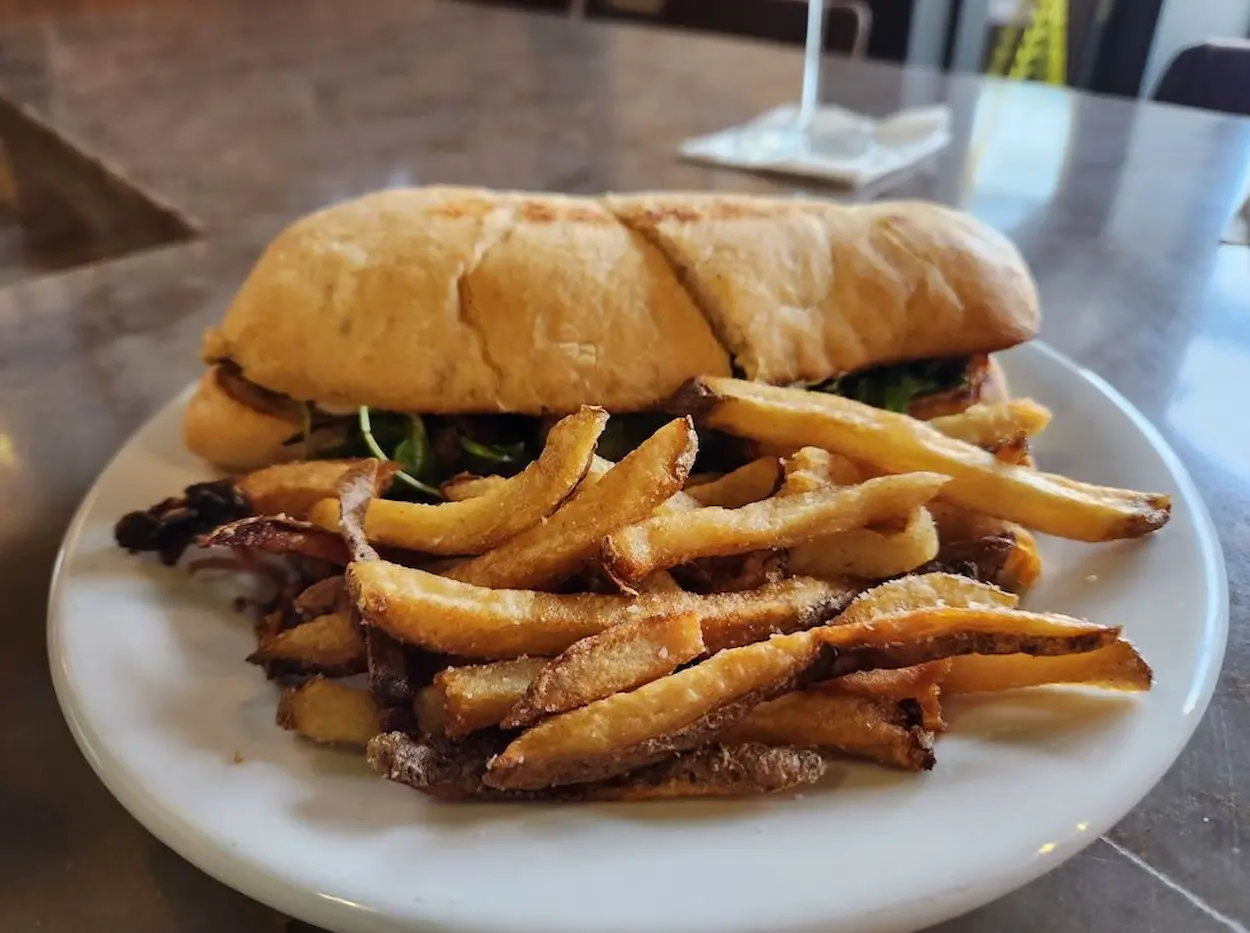 Delicious food at The Library in Carson