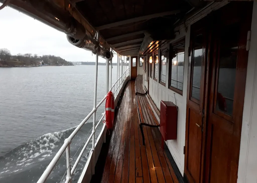 Stockholm Archipelago under an overcast sky