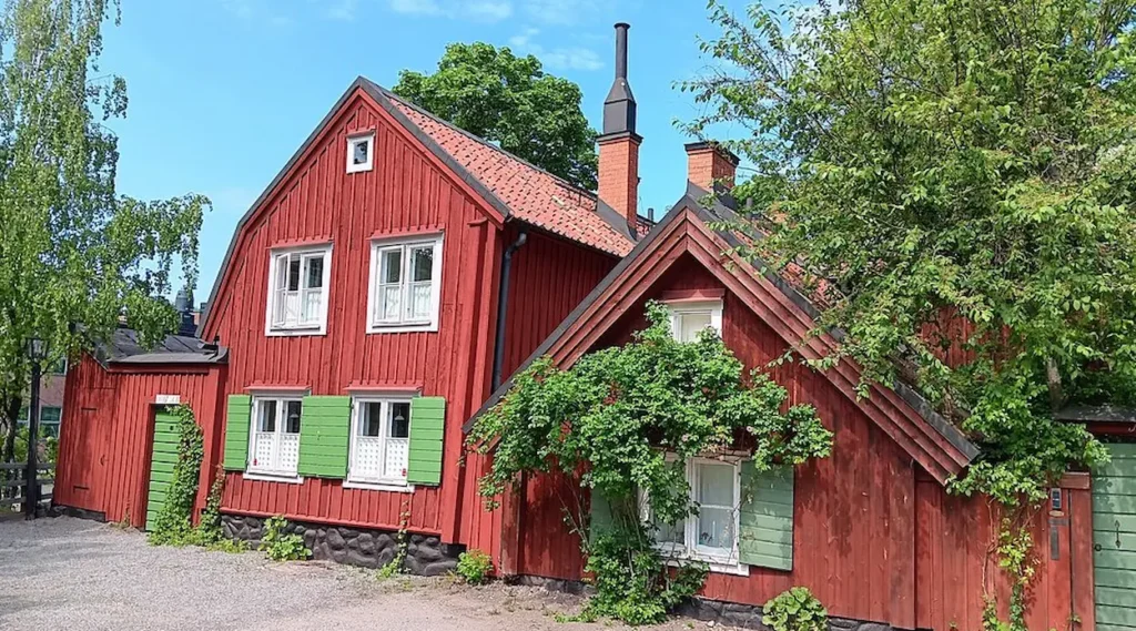 Red house in Södermalm