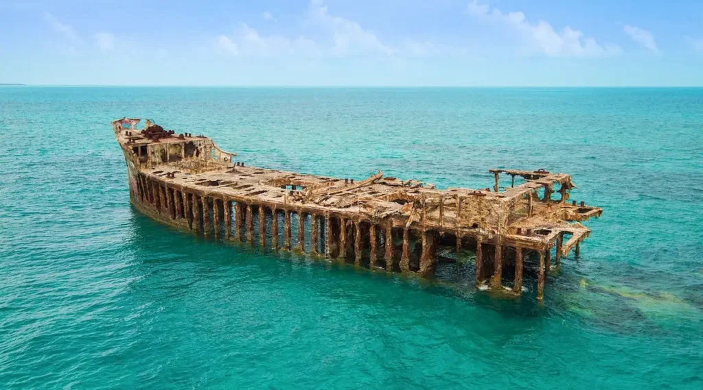 SS Sapona shipwreck in Bimini