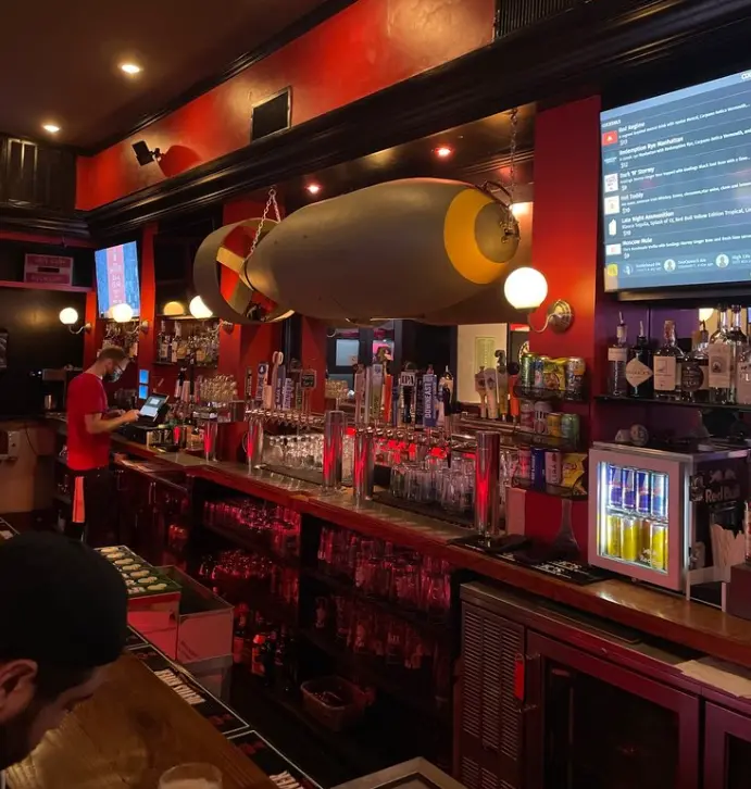 New Republik bar area