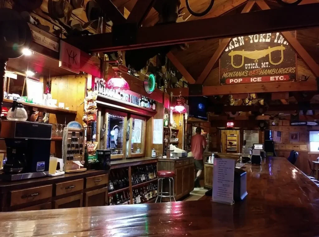 Inside bar area of Oxen Yoke