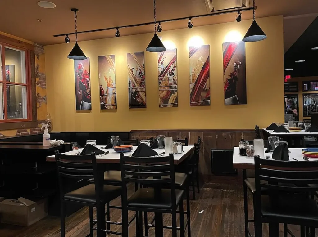 Dining area of Ciao Mambo