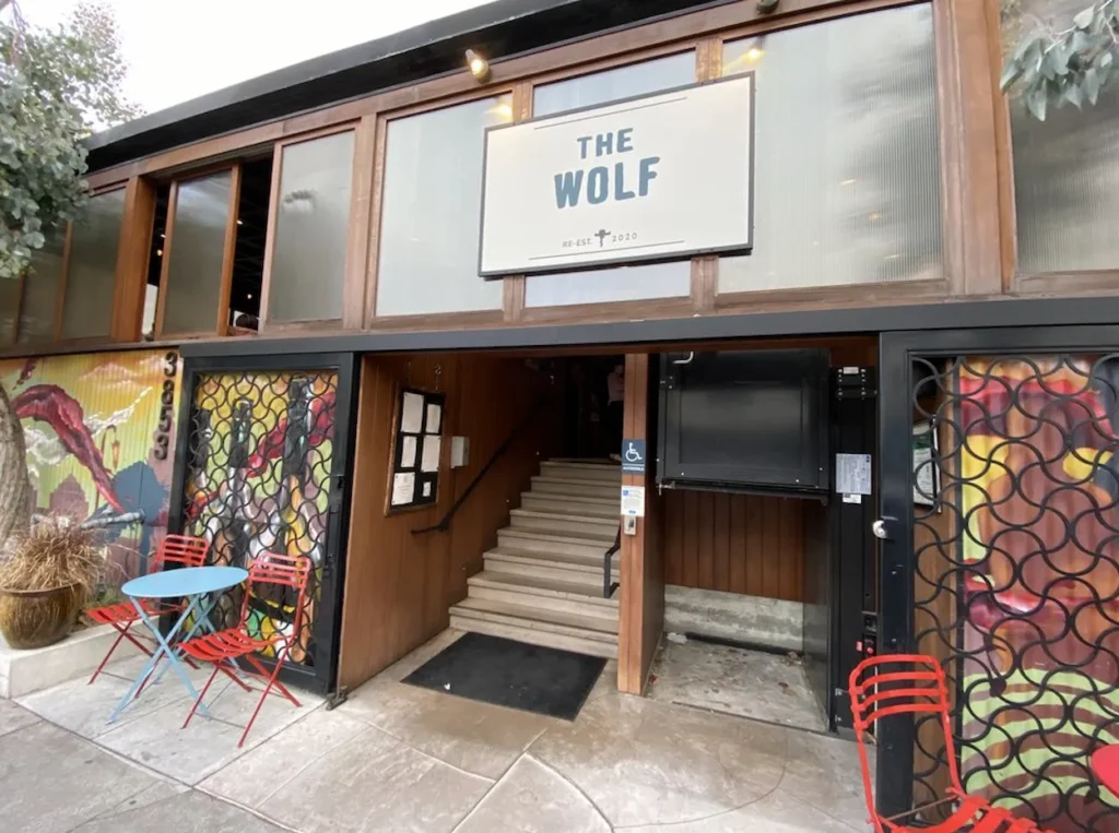 Exterior of The Wolf