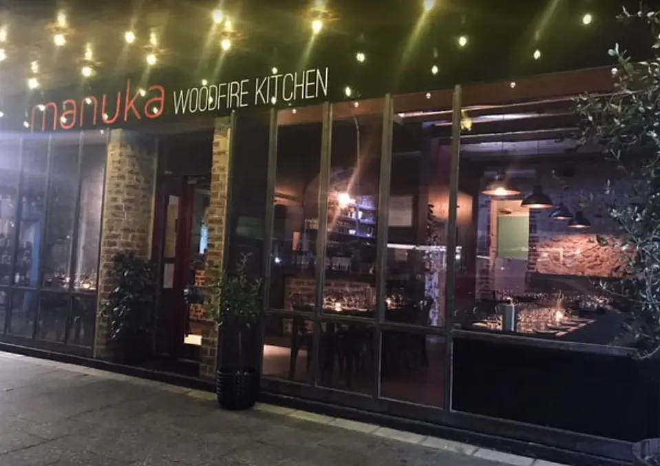 Exterior of the restaurant