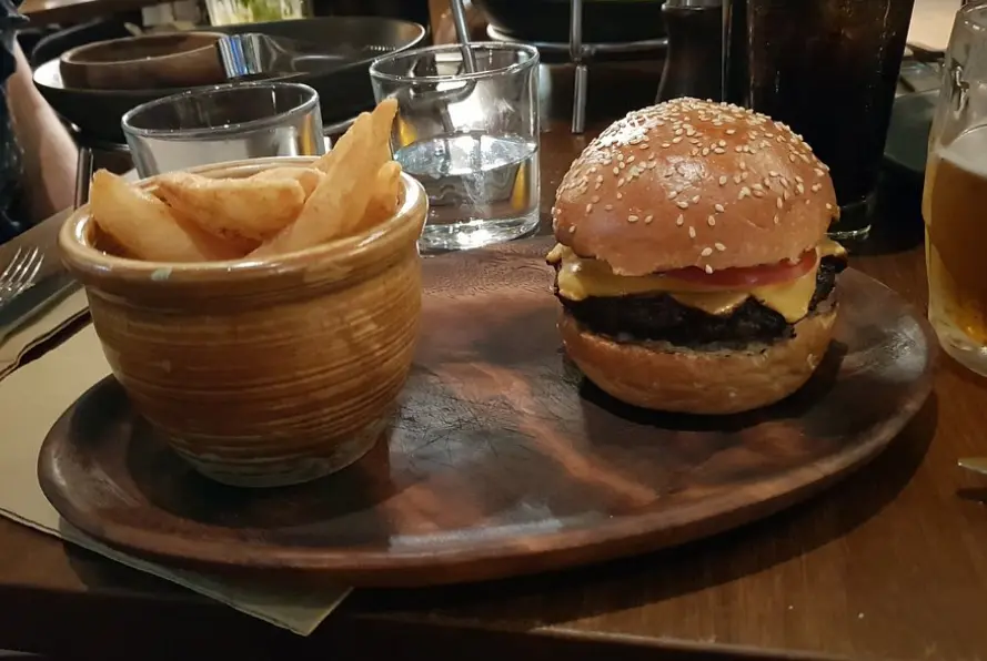 Fries and Burger