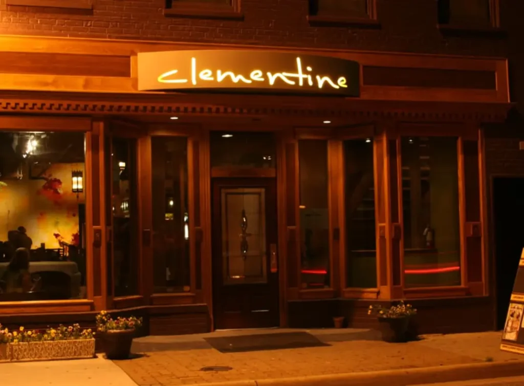 Clementine at night