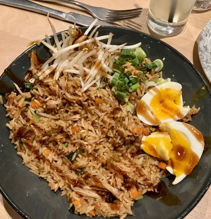 Duck confit rice bowl
