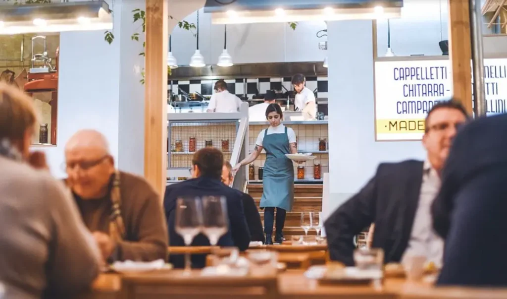 Mezzanine kitchen