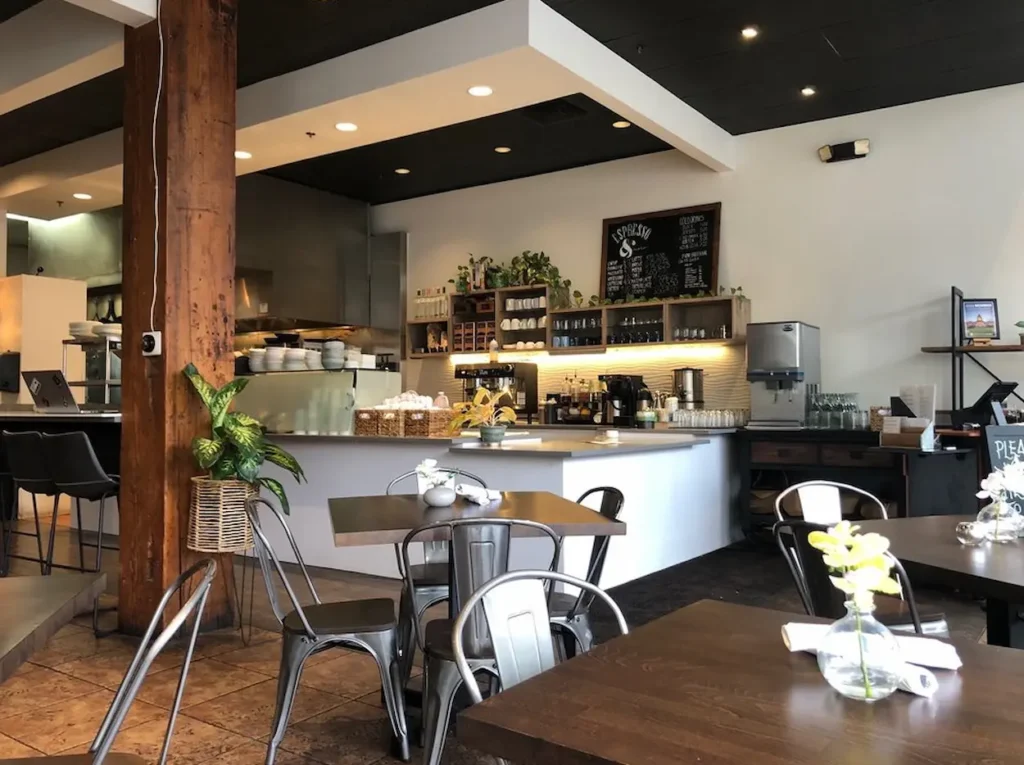 Inside Wild Root Cafe