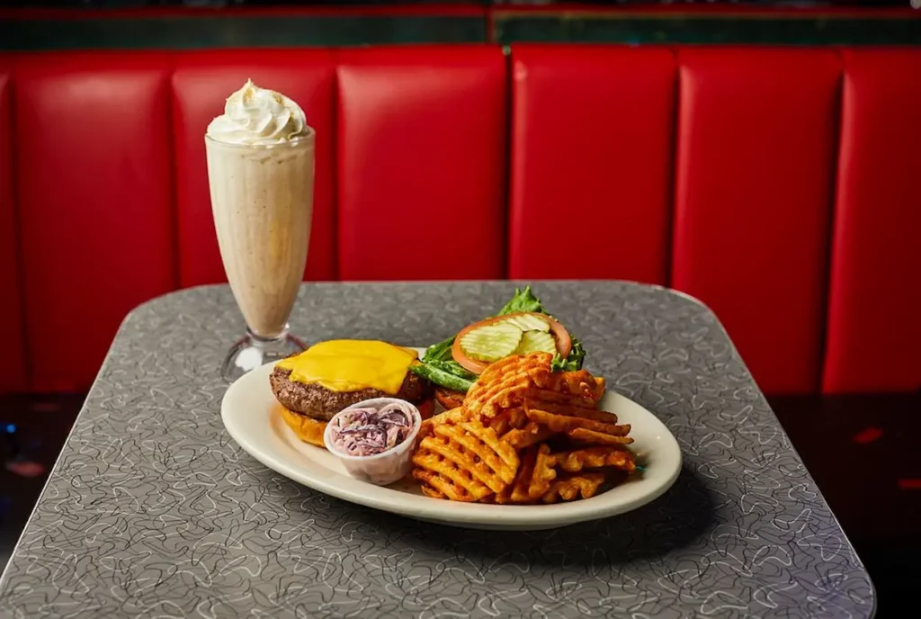 Milkshake and Burger