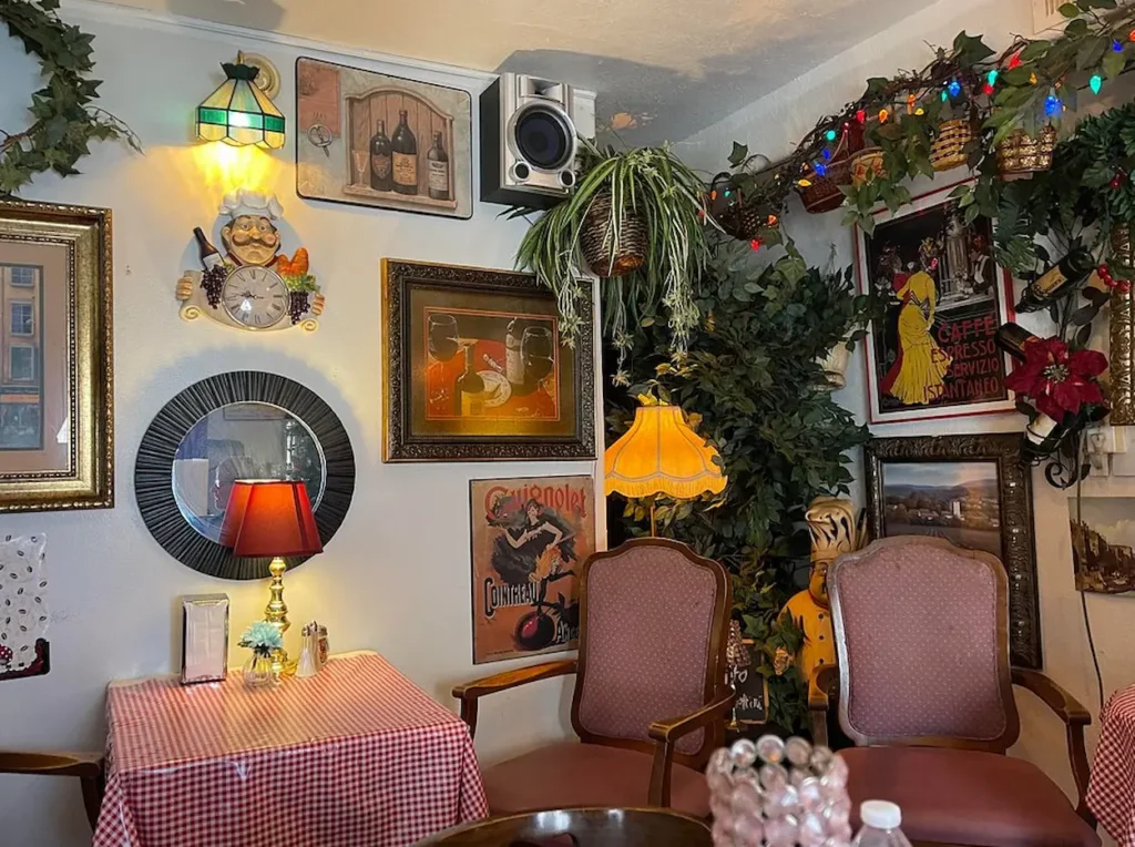 interior design of Mr. Hot Dogs