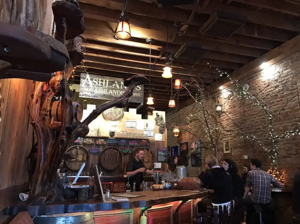 Inside Oberon's Cocktail Bar & Restaurant