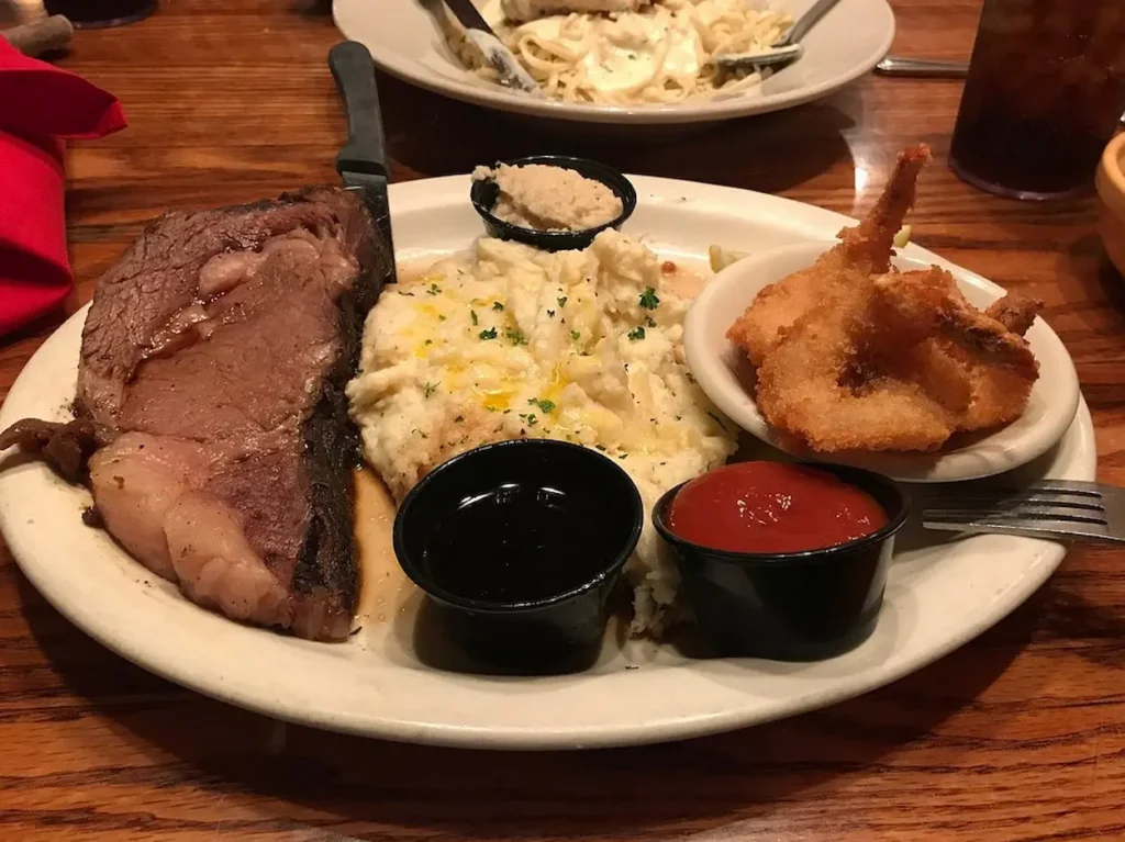 Delicious meal at The Magic Time Machine