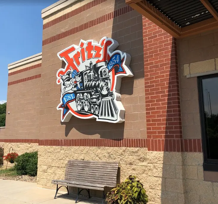 Fritz's Railroad Restaurant outside