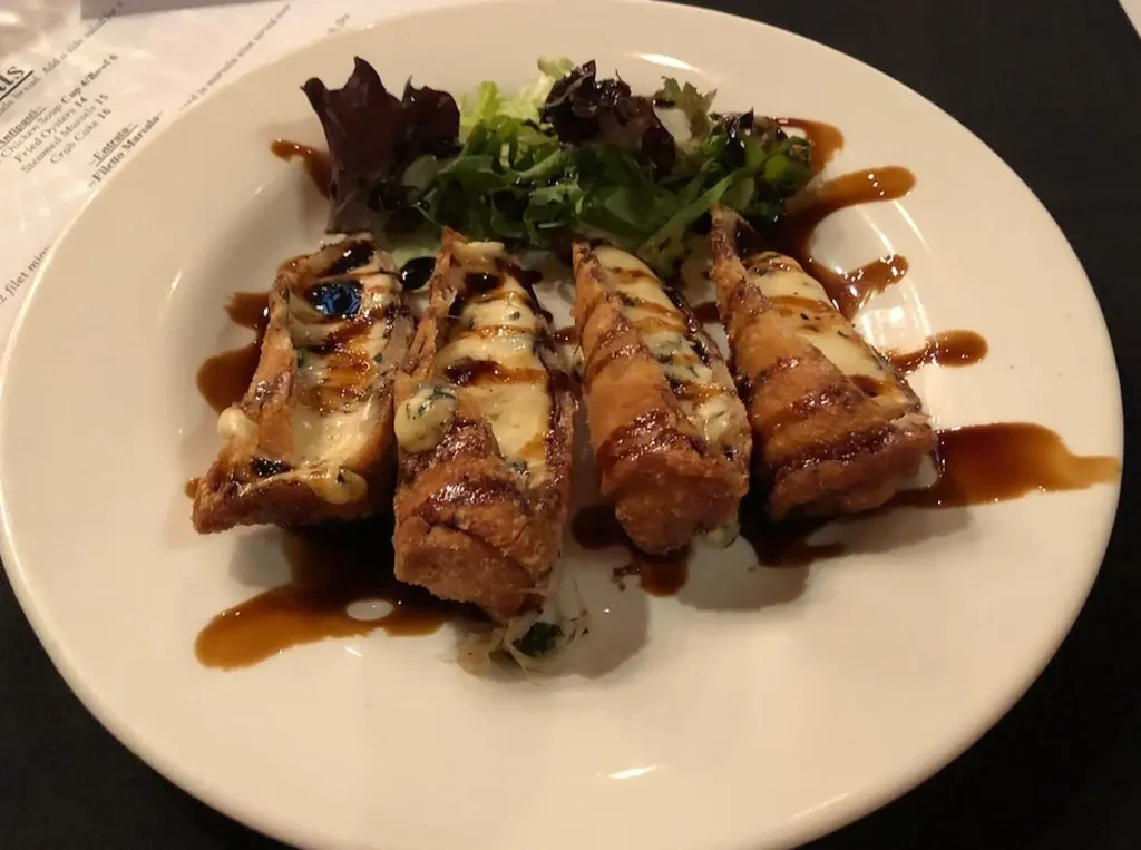 Delicious dish at Villa Tronco Italian Restaurant