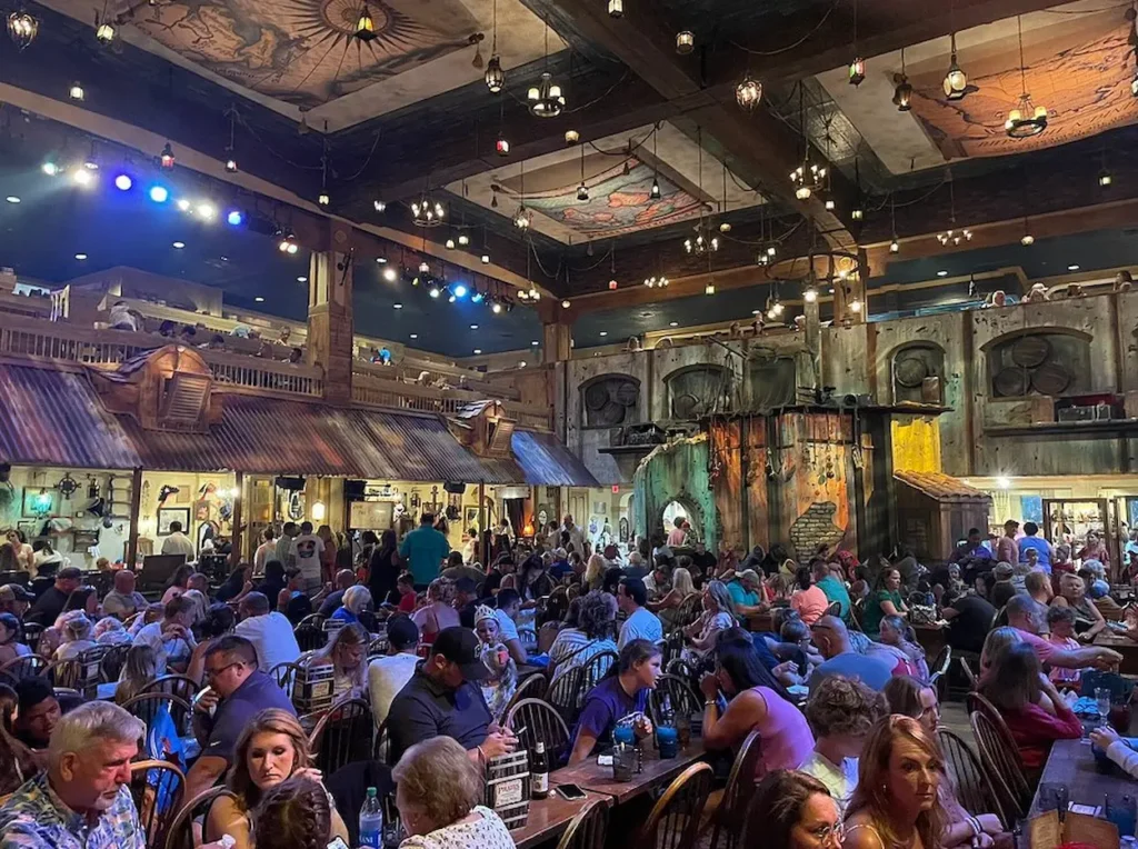 Pirates Voyage dining area