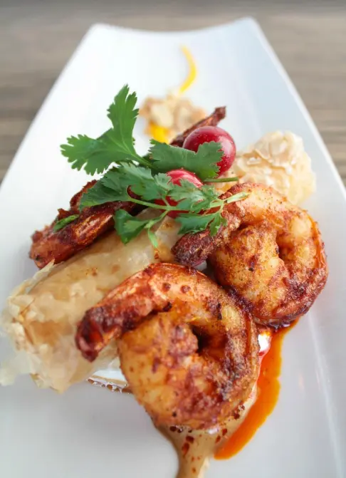 Shrimp & Filo Appetizer