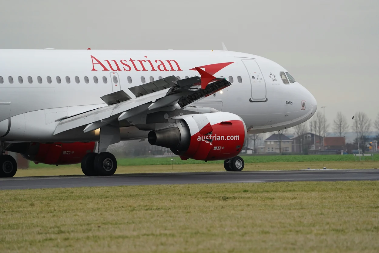 Austrian Airlines A320 used on European business class routes