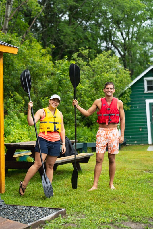 Me and my wife going kayaking