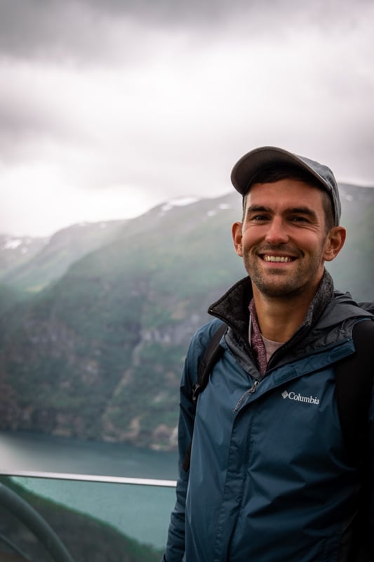 Me standing at the top of Sognefjord