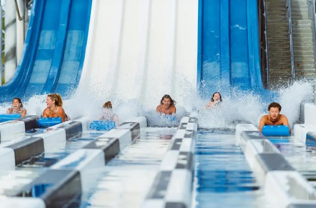 Waterslide at Calypso Water Park