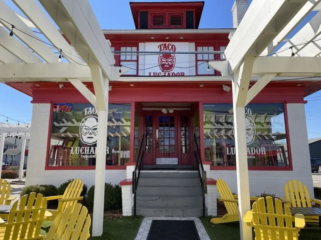 Exterior design of Taco Luchador