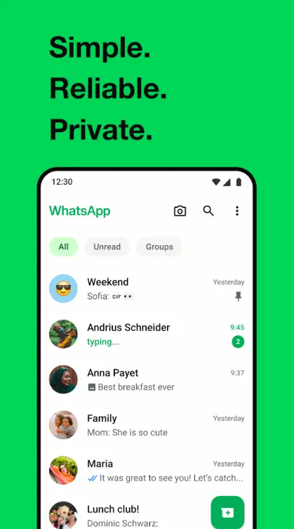 WhatsApp Chat Interface