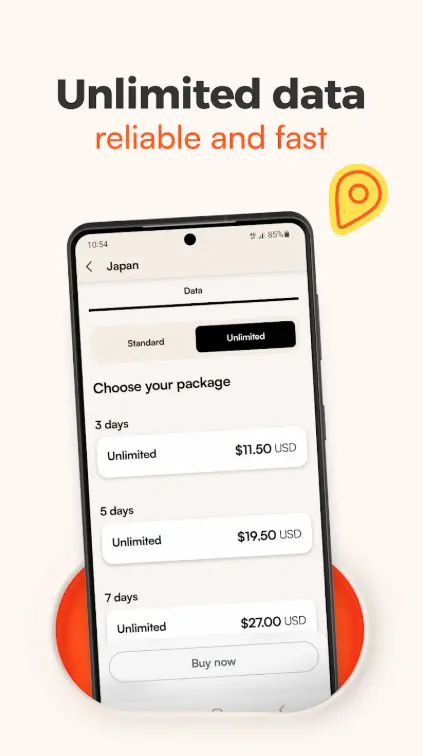 Airalo App Interface