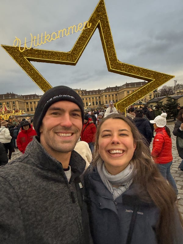 Vienna selfie at a Christmas Market