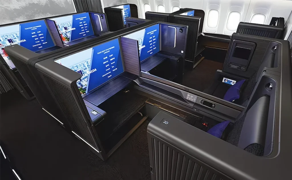 ANA Boeing 777-300ER First Class suite cabins