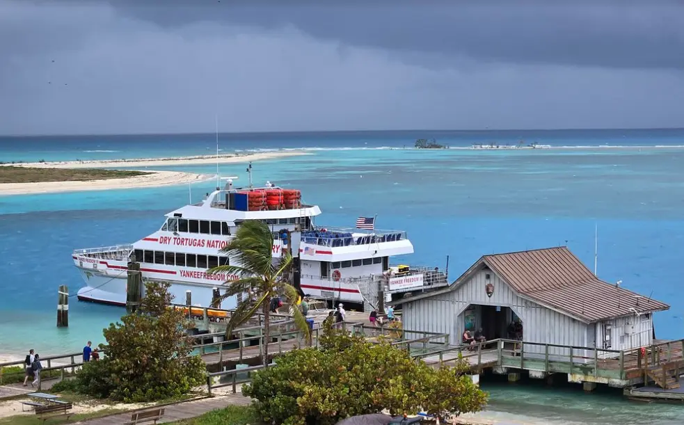 Dry Tortugas National Park boat