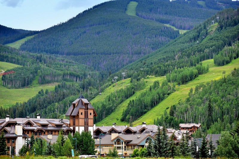 The beautiful Vail valley