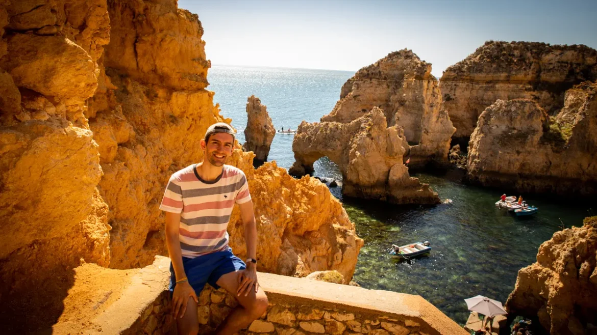 Photo of me in Lagos, Portugal