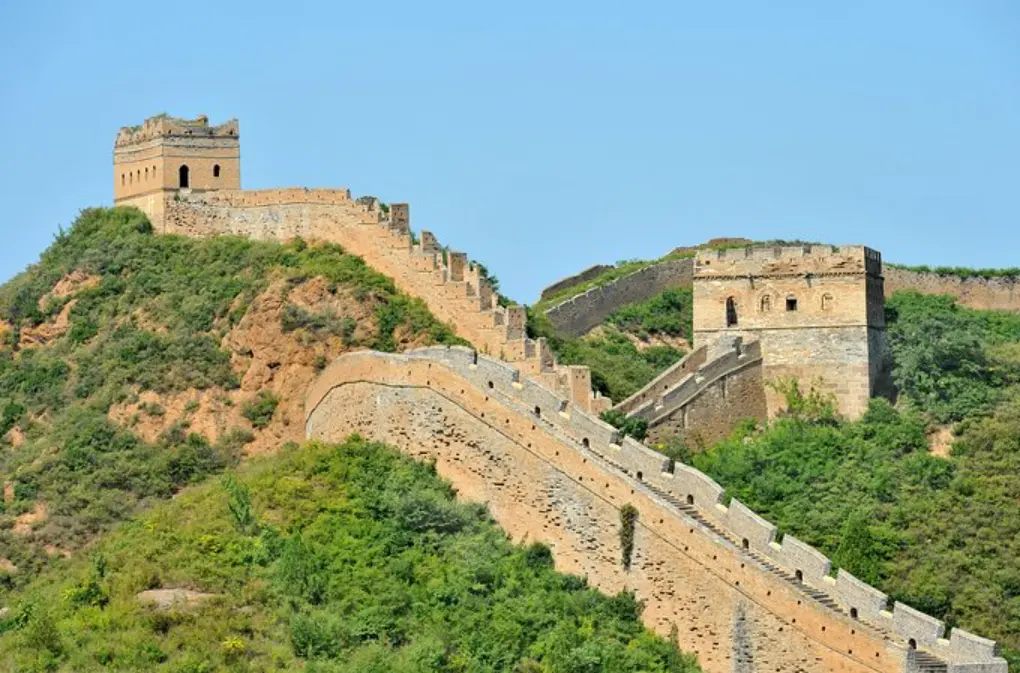 Great Wall of China at Badaling and Ming Tombs