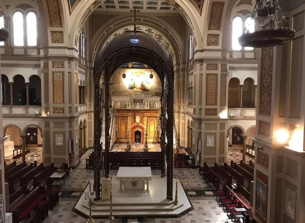 Stepping into a "Little Jerusalem" at the Franciscan Monastery of the Holy Land in America.