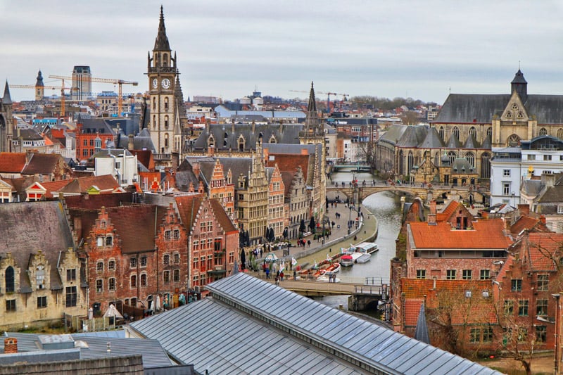Ghent river view