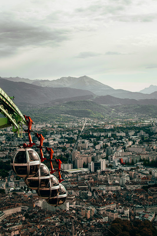 Grenoble's famous cable car
