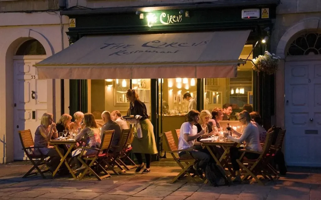 The Circus Restaurant, dine Al Fresco in the Summer