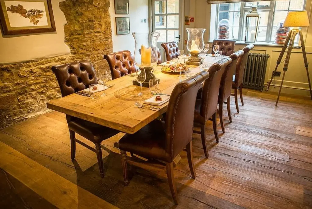 Dining area at The Porch House