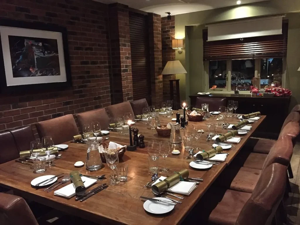 Bistro Du Vin Cheltenham dining area