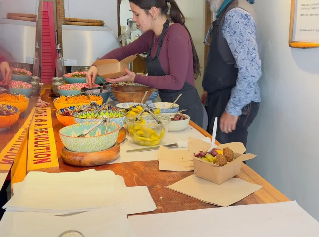 Inside Habibah restaurant