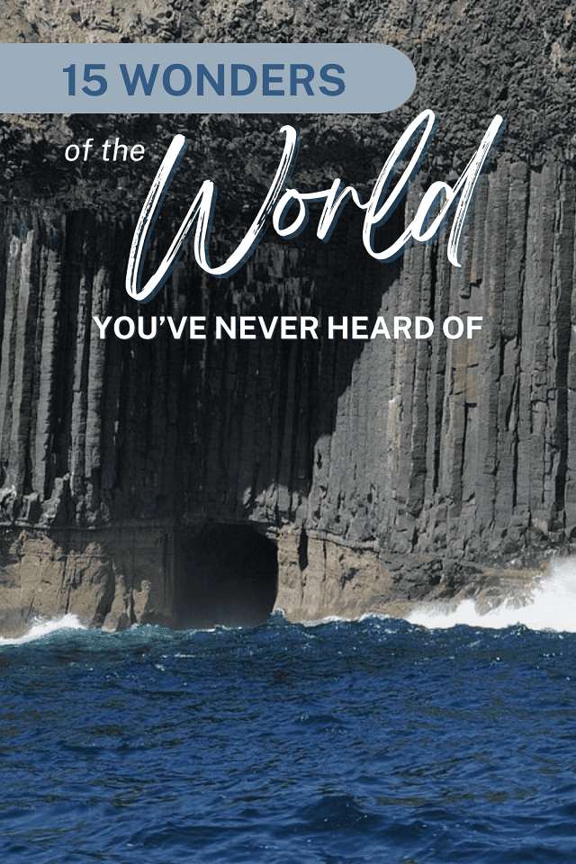 The top wonders of the world you've never heard of